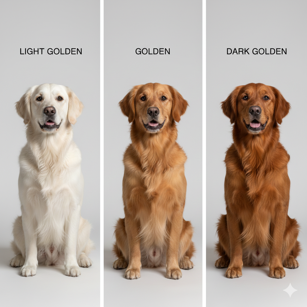 close up of english cream golden retriever coat texture